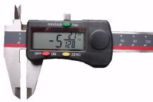 Digitalme�schieber mit Bruchanzeige